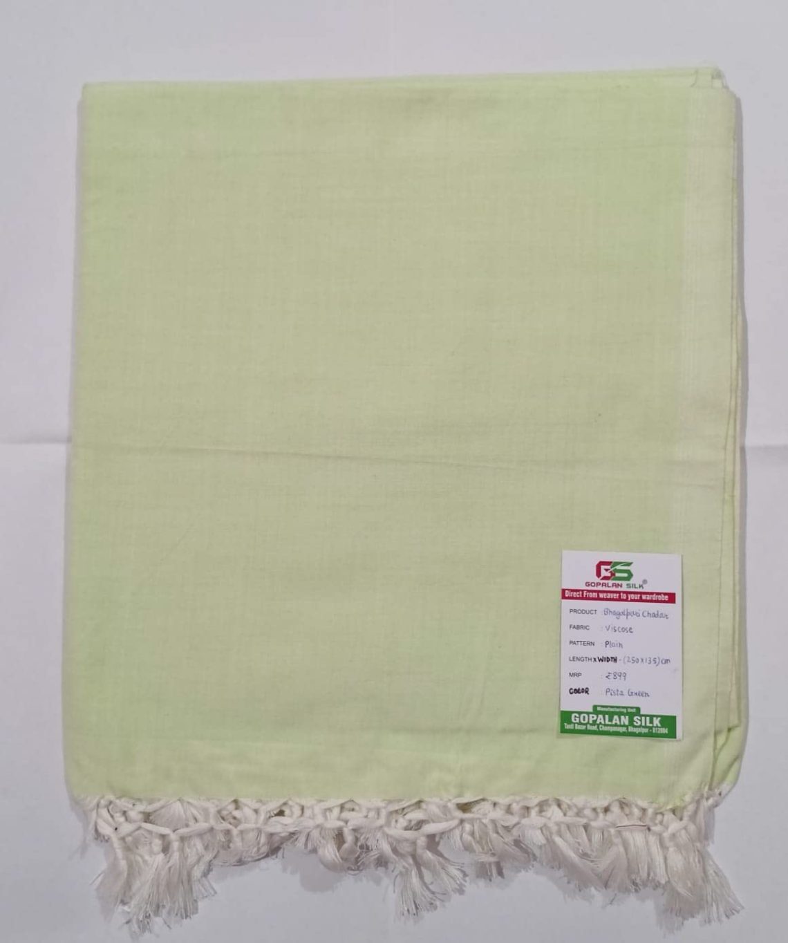 Light Yellow soft and Silky (Chadar)
